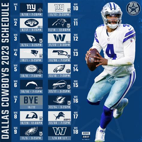 cowboys local tv schedule.